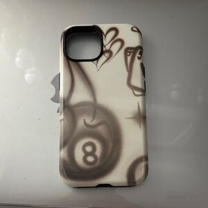 Artistic Graffiti Phone Case - Black and White